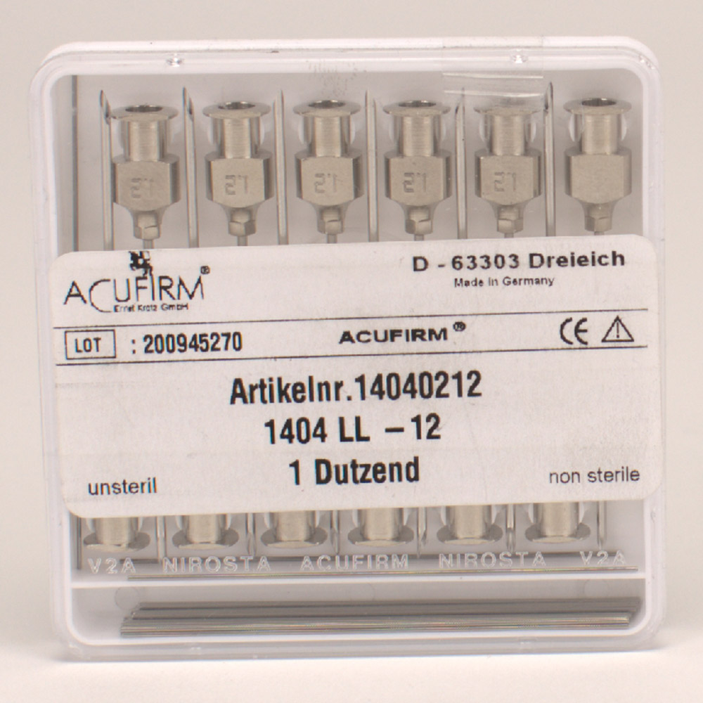 GX238705_Acufirm_Kanuelen_1404LL12______Dtz Acufirm Kanülen 1404LL/12 Dtz