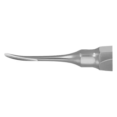 Aesculap AG Wurzelheber gebogen 4mm Fig.2C DL374R St