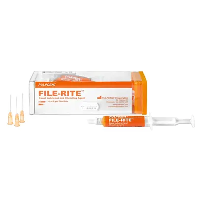 Pulpdent Corporation File Rite EDTA Gel Chelator Spritze Pa 4x5ml