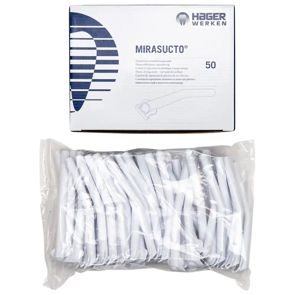Hager & Werken MIRASUCTO® - Packung 50 Stück weiß