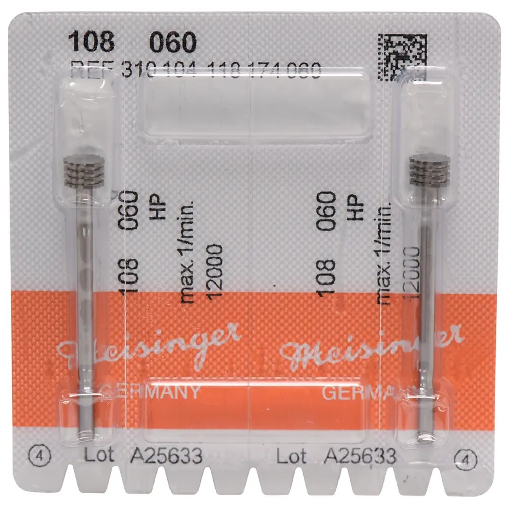 Hager & Meisinger Rillenfräser 108 - Packung 2 Fräser ISO 060, HP