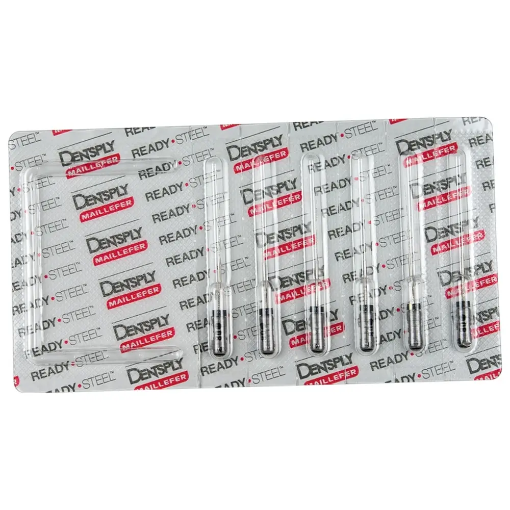 Dentsply Sirona READYSTEEL Hedstroem Files - Packung 6 Stück 31 mm ISO 008