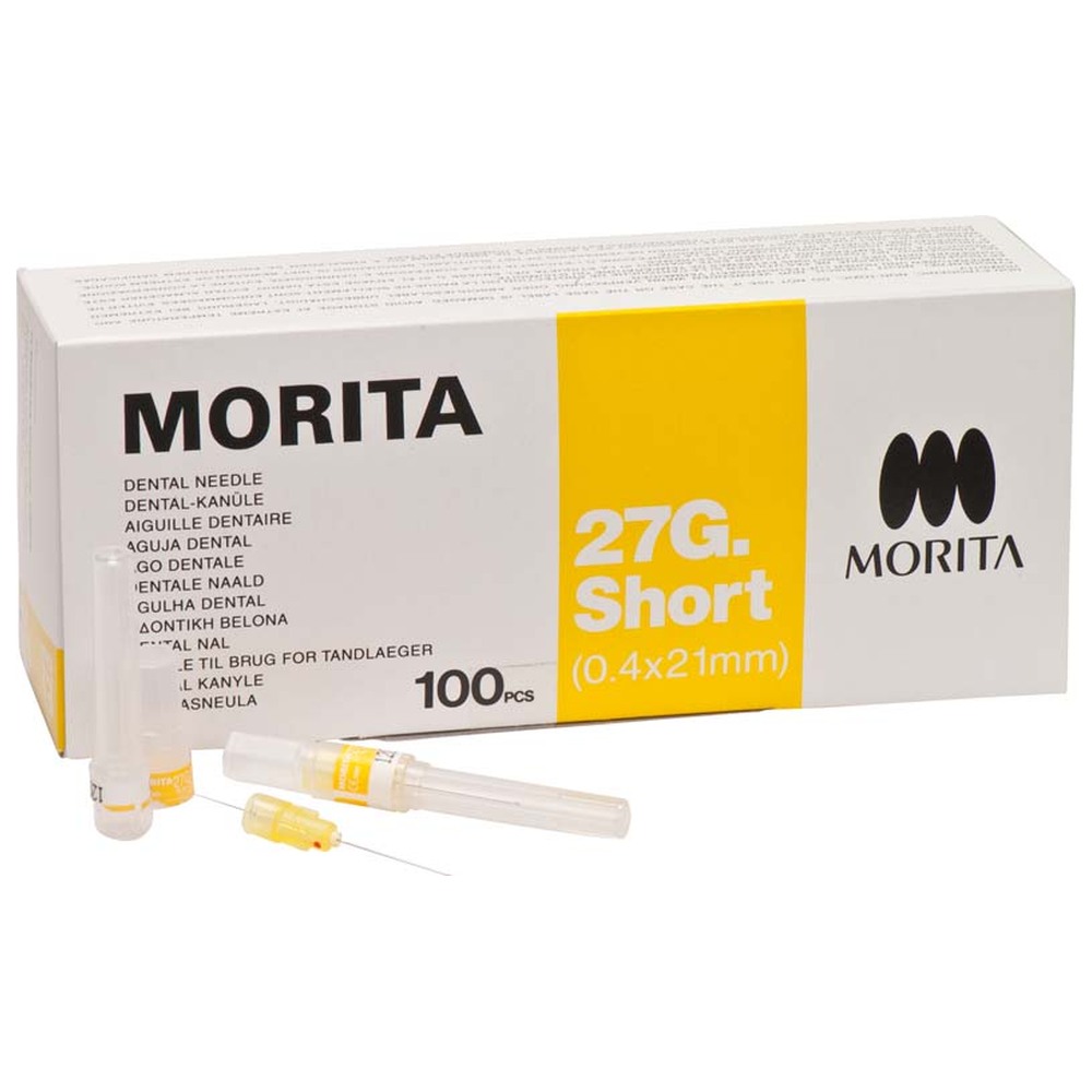 MORITA Kanülen - Packung 100 Stück 27 GS-21, 0,4 x 21 mm MORITA Kanülen - Packung 100 Stück 27 GS-21, 0,4 x 21 mm