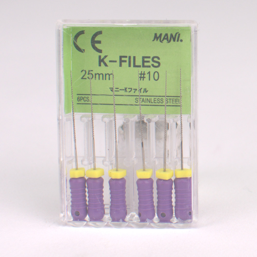 K-Feilen Mani 25mm Gr.010 6St