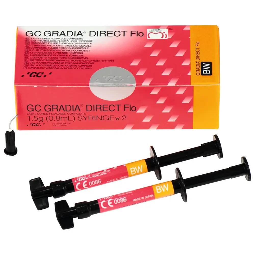 GC GRADIA® DIRECT Flo - Packung 2 x 1,5 g Spritze BW