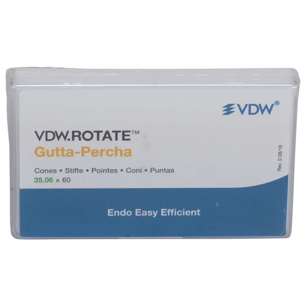 VDW.ROTATE™ Gutta-Percha - Packung 60 Stück Taper.06 ISO 035