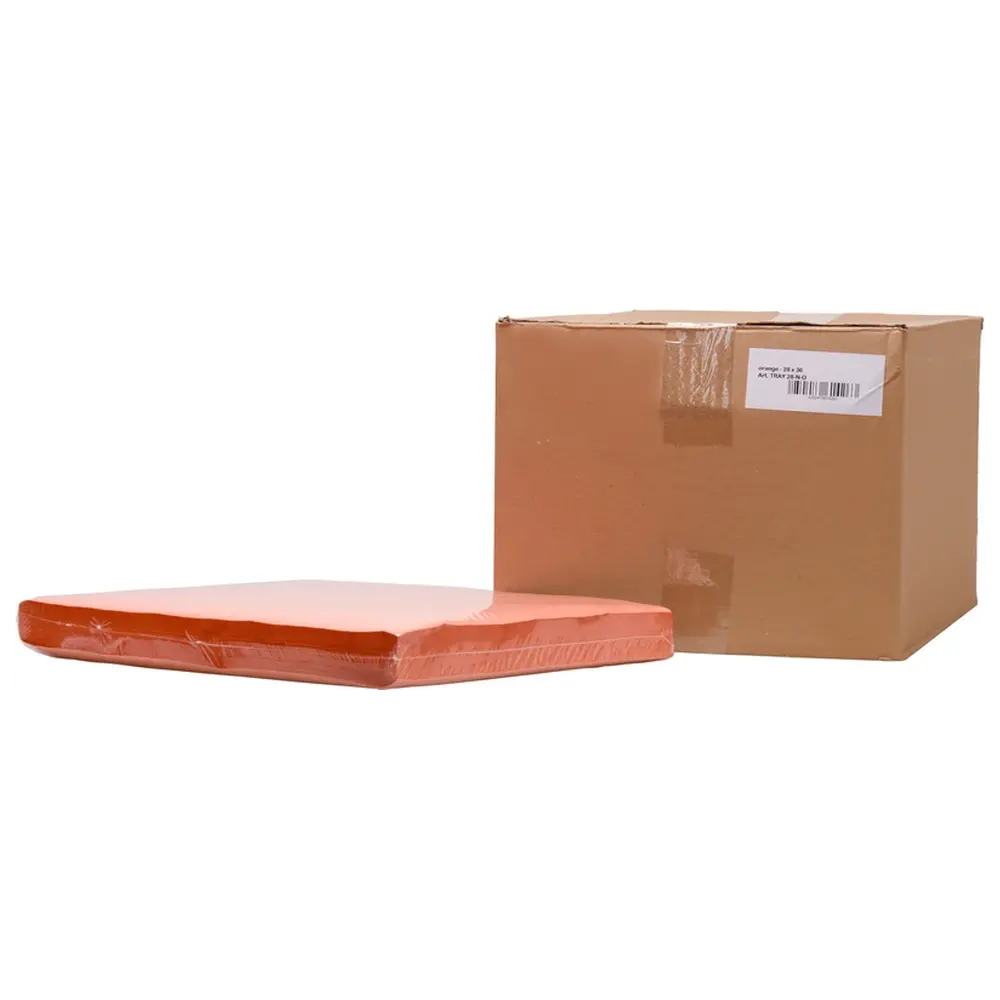 Akzenta Dental Tray-Einlagen - Karton 5 x 250 Stück 28 x 36 cm, orange