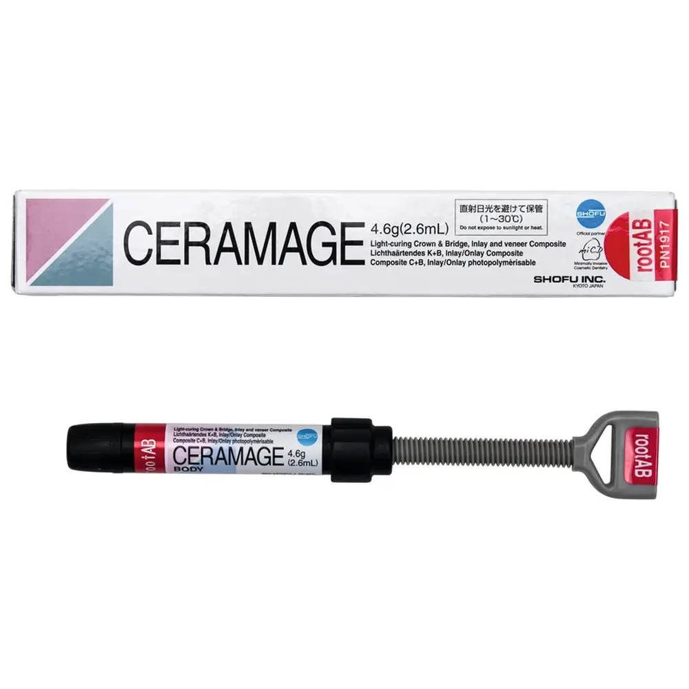 SHOFU CERAMAGE - Spritze 4,6 g Komposit dentin rootAB