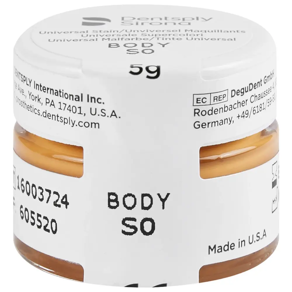 Dentsply Sirona DS® universal Malfarben - Packung 5 g body stain S0