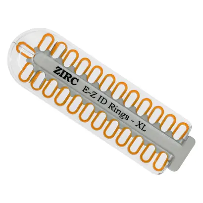 Zirc Company EZ-ID Markierungsring Zirc extra groß 9mm neonorange Pa 25