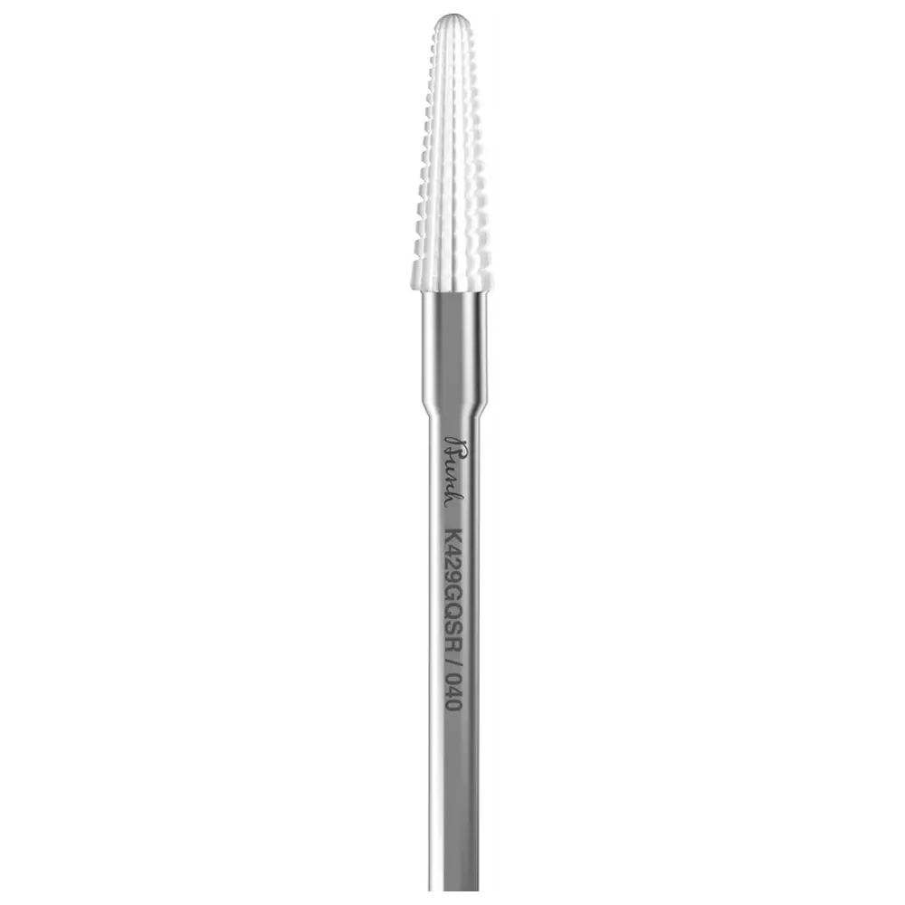 Busch KERA-Fräser K429GQSR - Stück grobe schnittfreudige GQSR-Verzahnung, HP, Kopflänge: 13 mm, ISO 040