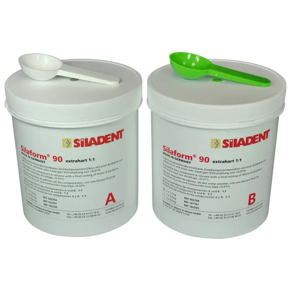SILADENT Silaform® 90 - Eimer 2 x 9 kg Silikon extrahart