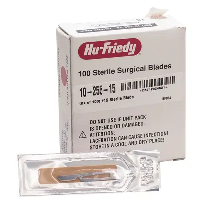 Otto Rüttgers GmbH & Co. KG Skalpellklingen 15 10-255-15 Pa 100 Otto Rüttgers GmbH & Co. KG Skalpellklingen 15 10-255-15 Pa 100