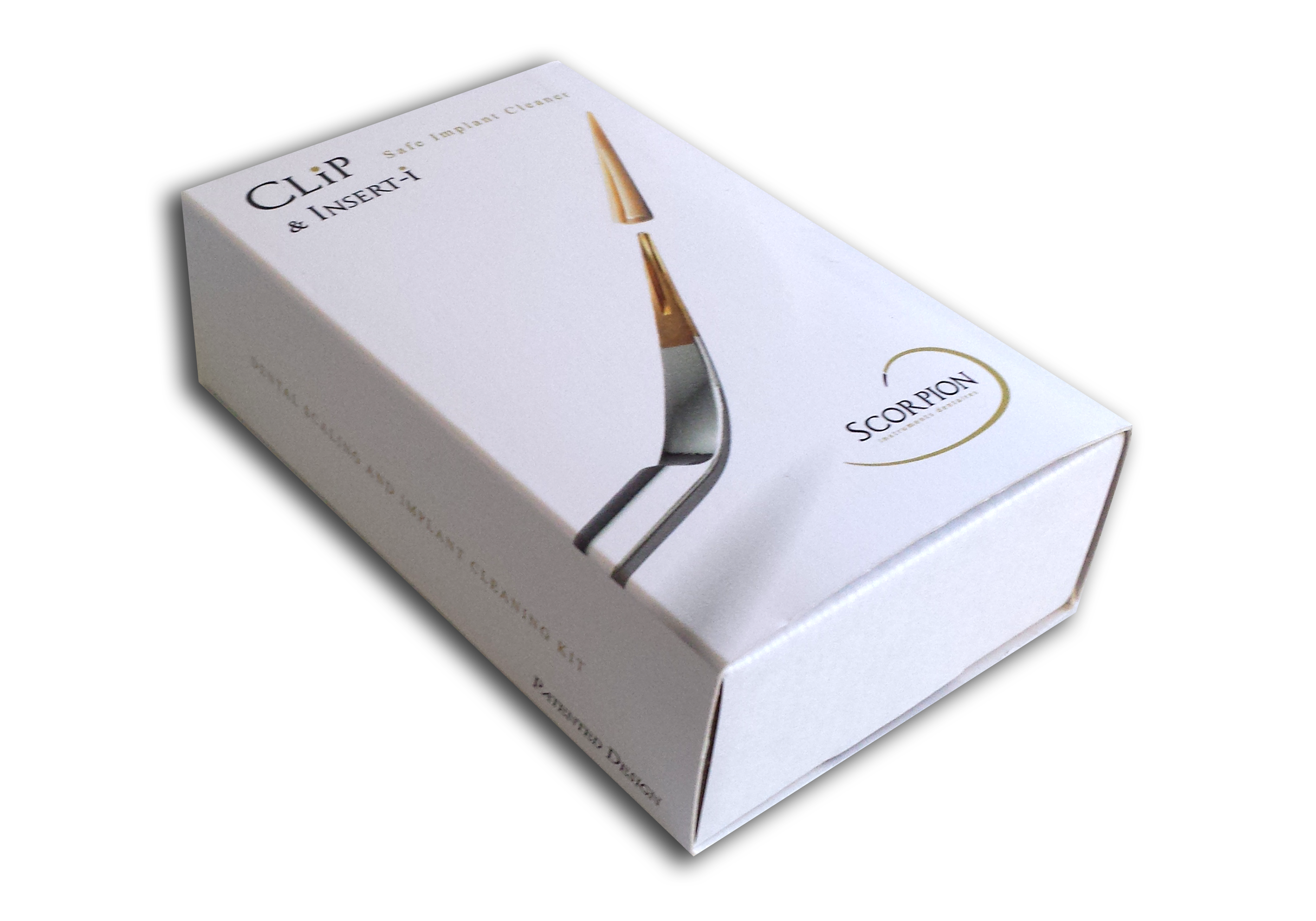 Scorpion Scaling- und Implantatreinigungsset für Sirona Sirosonic Scaler, 1x I-SI Spitze, 5x CLiPs, 1x