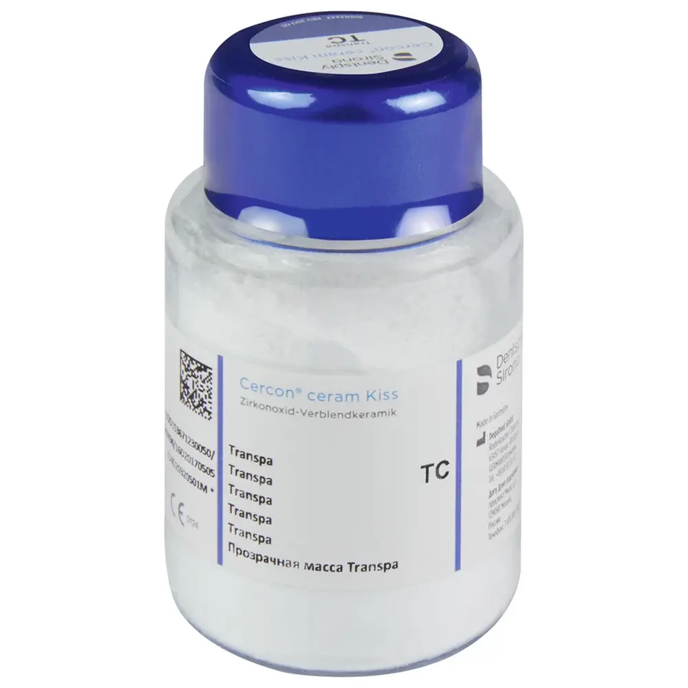 Dentsply Sirona Cercon® ceram Kiss - Dose 75 g Pulver transparent TC
