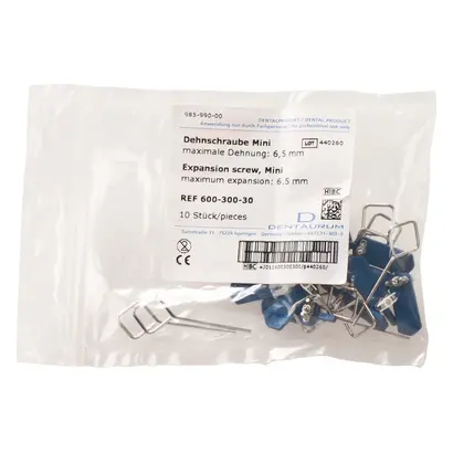 Dentaurum GmbH & Co. KG Dehnschraube Edelstahl mini Pa 10