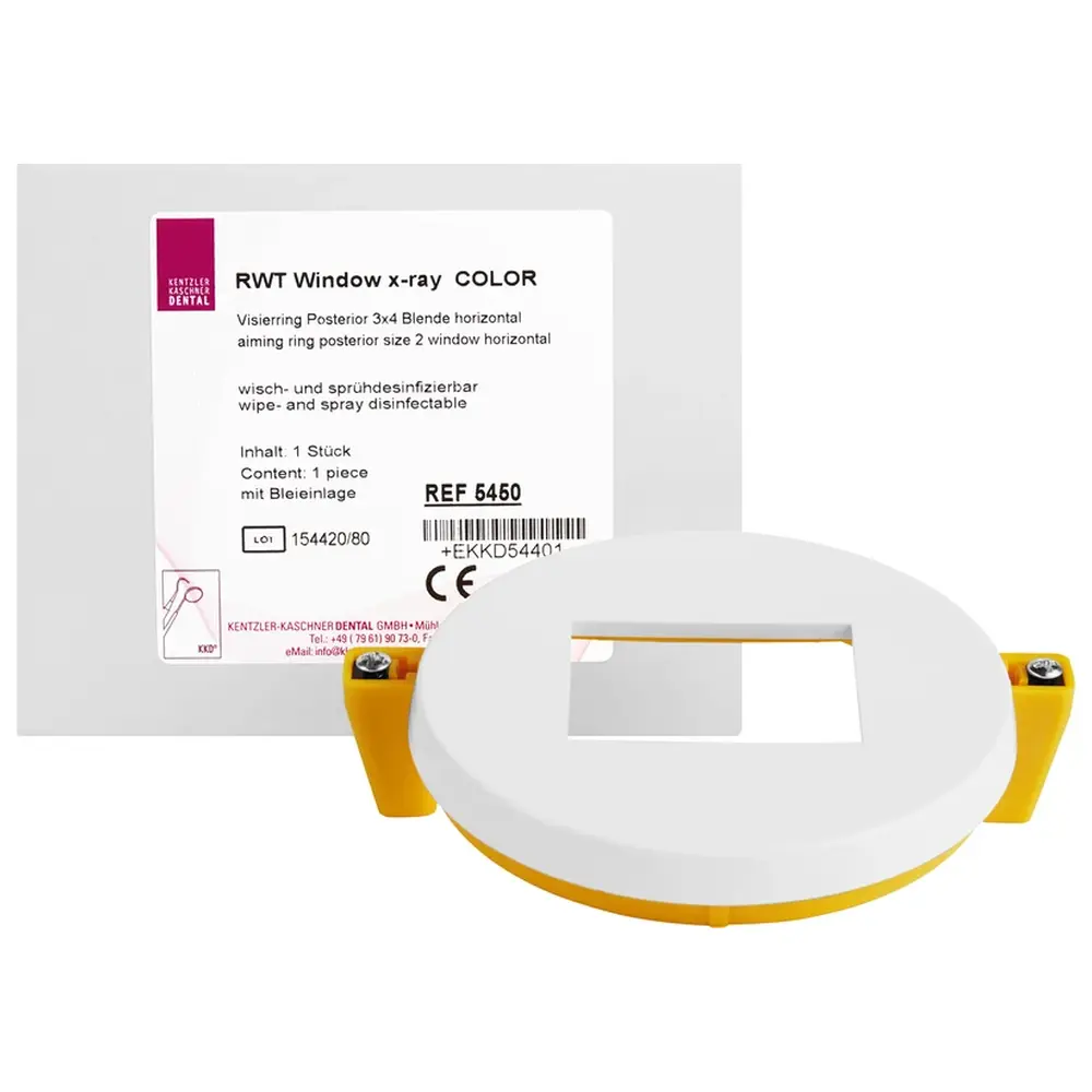 Kentzler-Kaschner RWT Visierringe - Stück Visierring gelb, Posterior, 3 x 4 cm