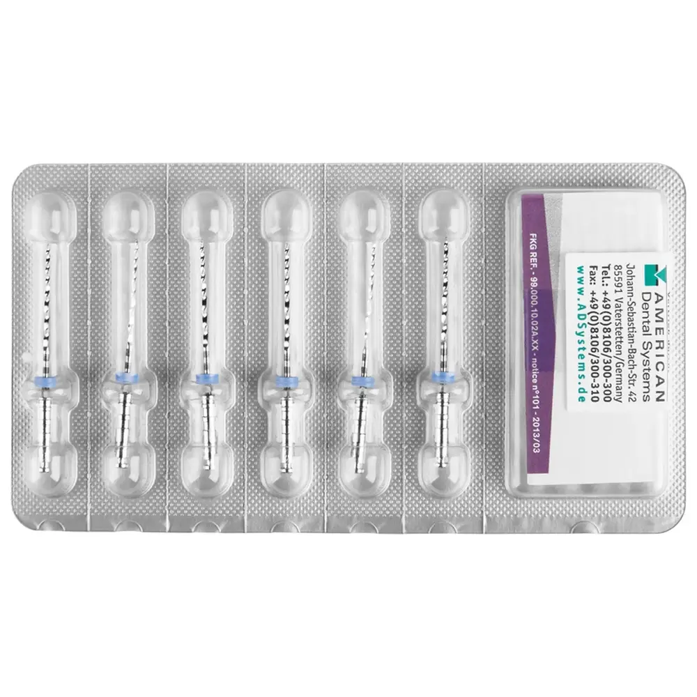 American Dental FKG BioRaCe Steril - Packung 6 Stück 25 mm, ISO 060, 2 %