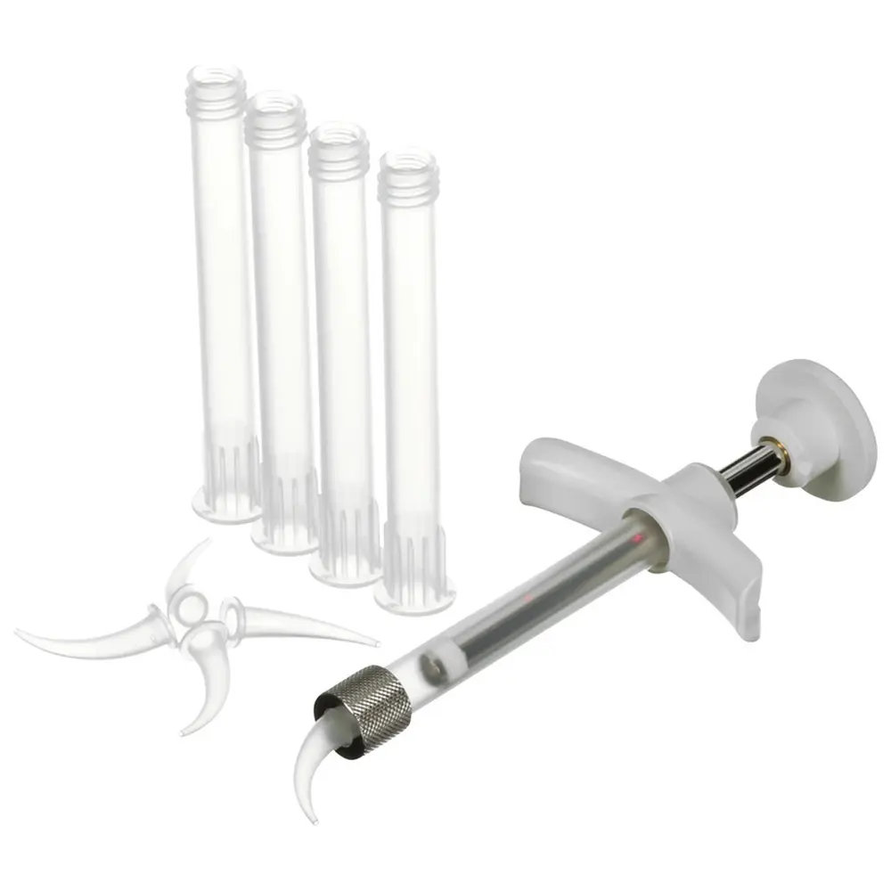 Solventum Dental Solutions Penta™ Elastomerspritze - Stück inklusive 5 Ersatzdüsen, 4 Austauschspritzenkörper