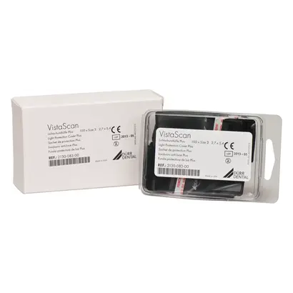 Dürr Dental SE Lichtschutzhüllen Plus Gr.3 schwarz 2,7x5,4cm Pa 100 Dürr Dental SE Lichtschutzhüllen Plus Gr.3 schwarz 2,7x5,4cm Pa 100