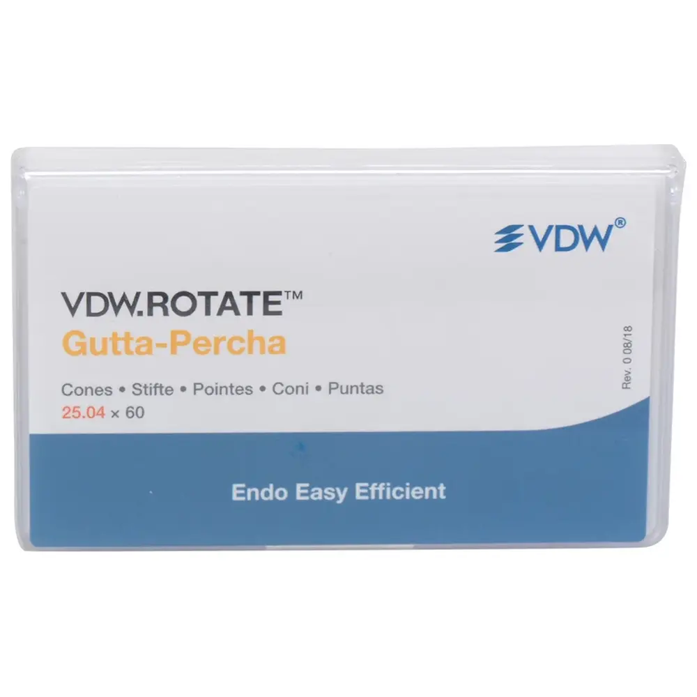 VDW.ROTATE™ Gutta-Percha - Packung 60 Stück Taper.04 ISO 025