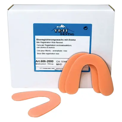 Yeti Dentalprodukte GmbH Bissregistier Wachs 2mm rosa Pa 72