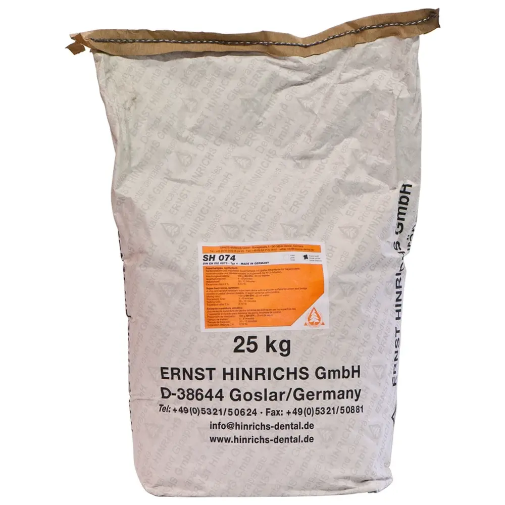 ERNST HINRICHS Superhartgips SH 074 - Sack 25 kg Superhartgips weiß
