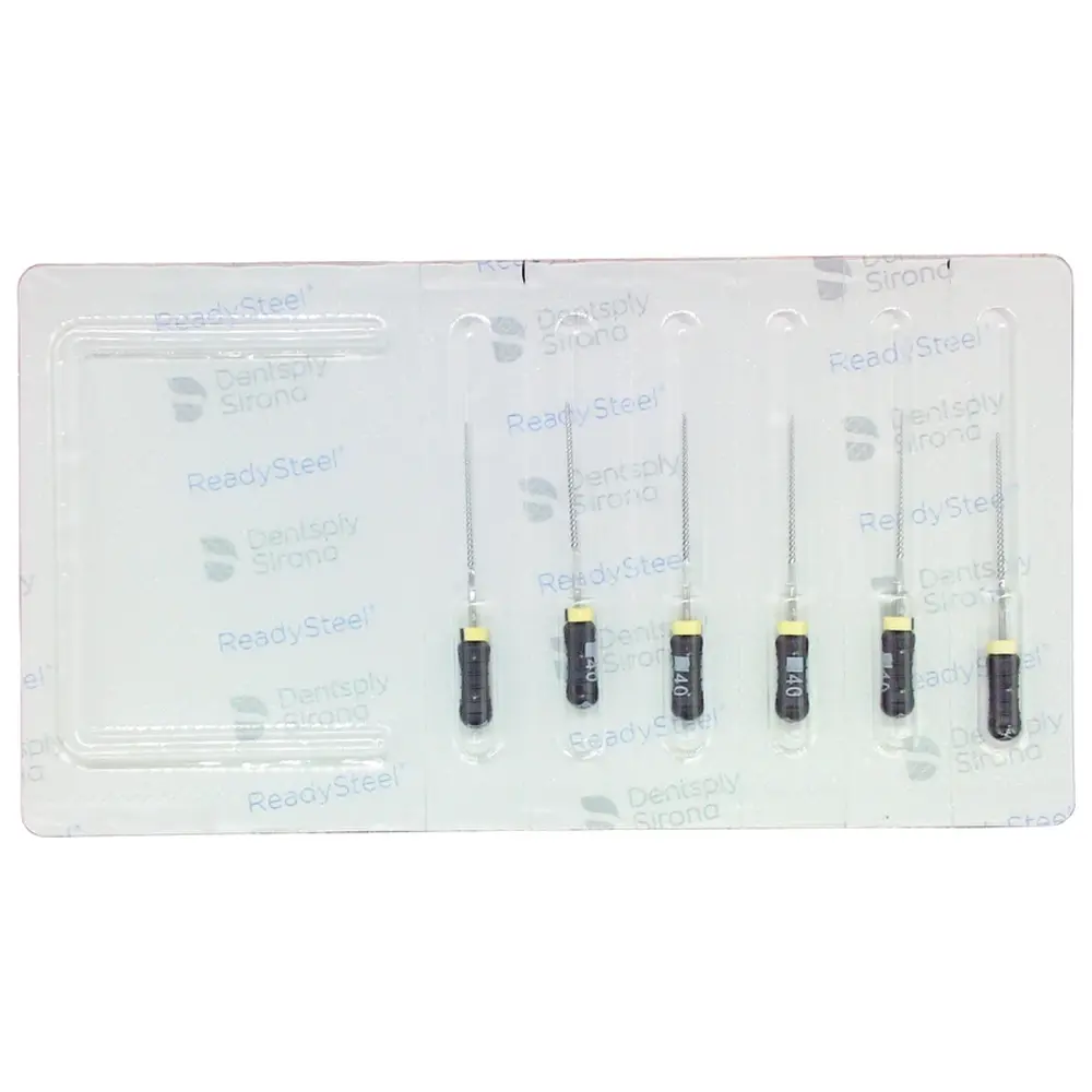 Dentsply Sirona READYSTEEL K-Flexofiles - Packung 6 Stück 25 mm ISO 040
