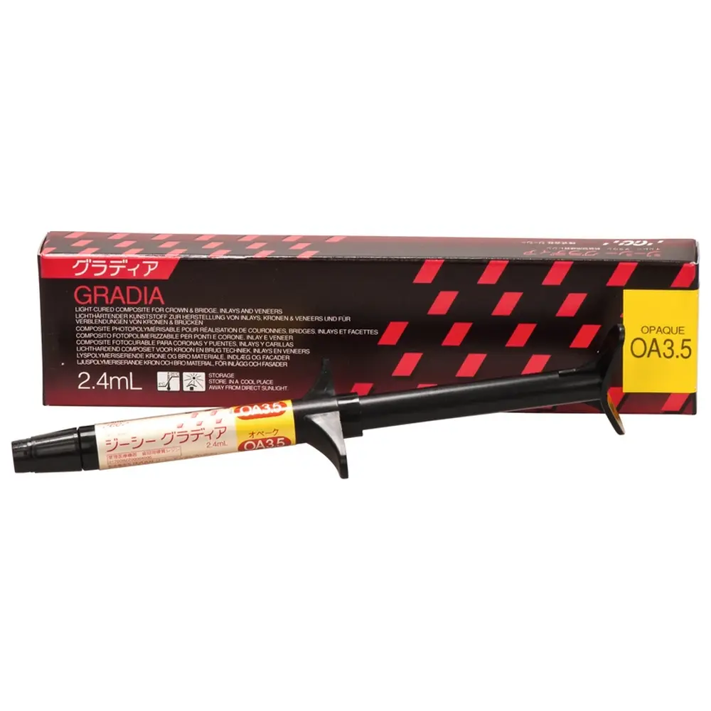 GC GRADIA® - Spritze 2,4 ml Paste opaker OA 3,5