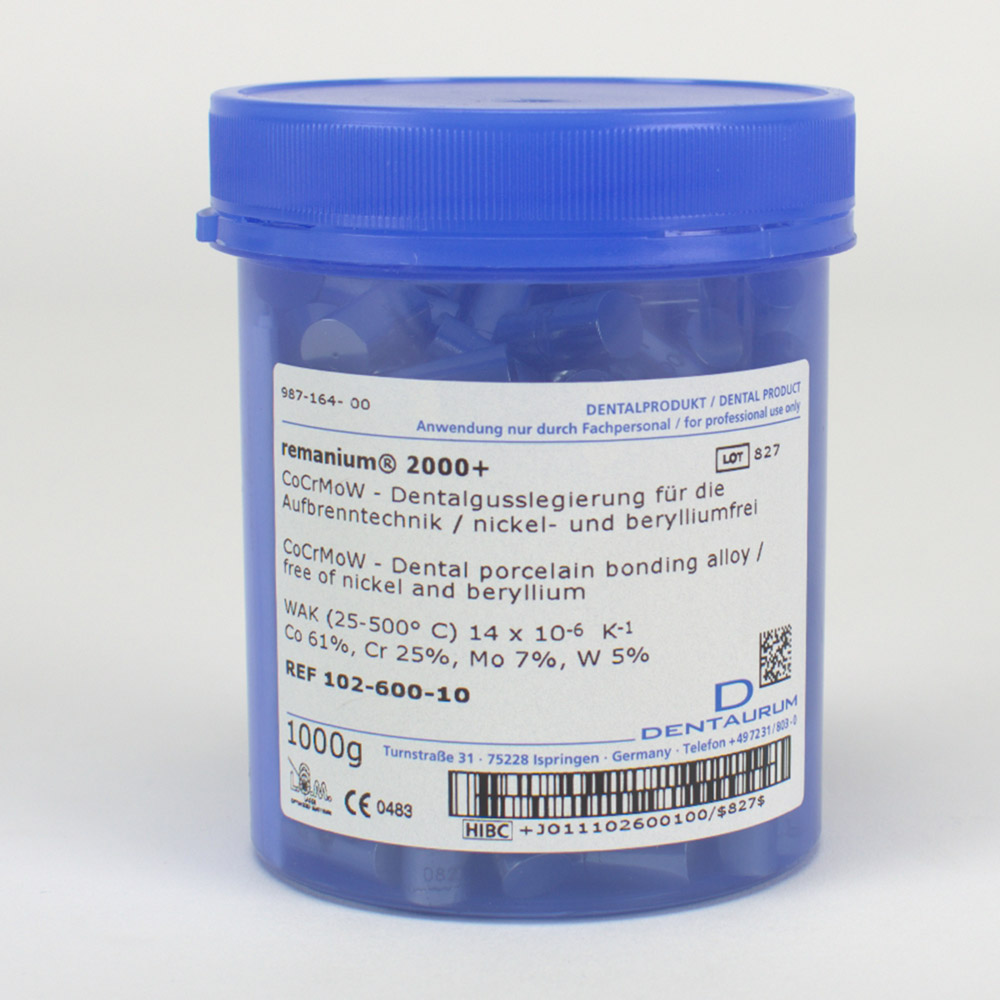 Remanium 2000+ CoCr Legierung 1Kg