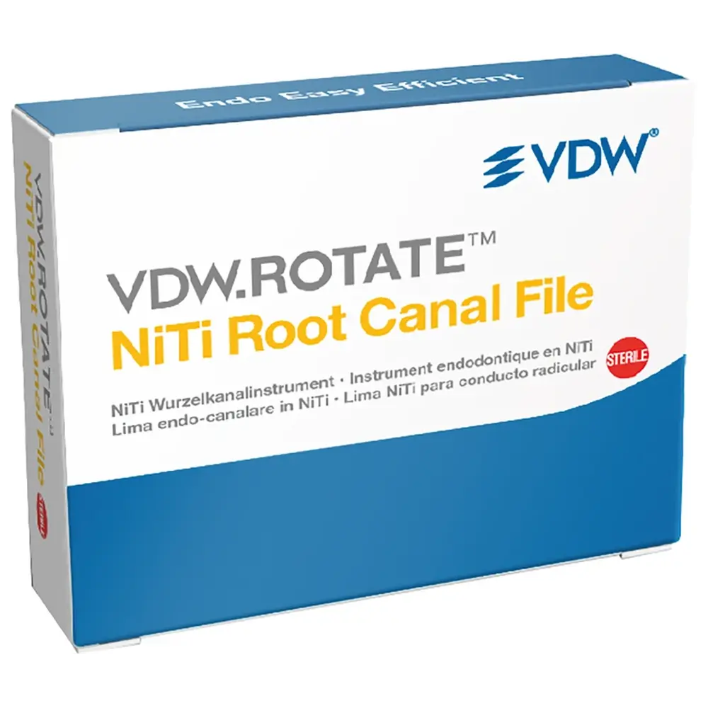 VDW.ROTATE™ NiTi Wurzelkanalfeilen - Packung 6 Stück 31 mm, Taper.06 ISO 040