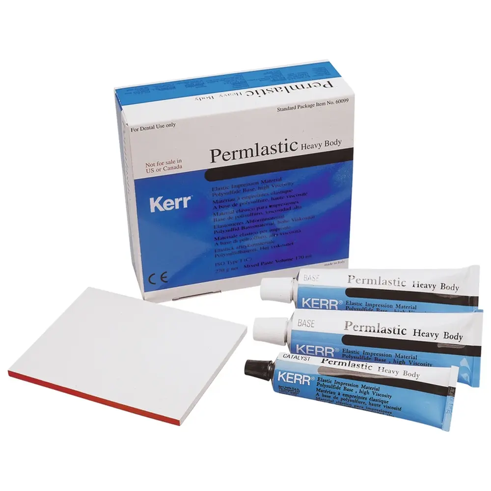 Kerr Permlastic™ - Packung 2 x 100 g Base, 70 g Katalysator, Heavy Body, 1 Mischblock