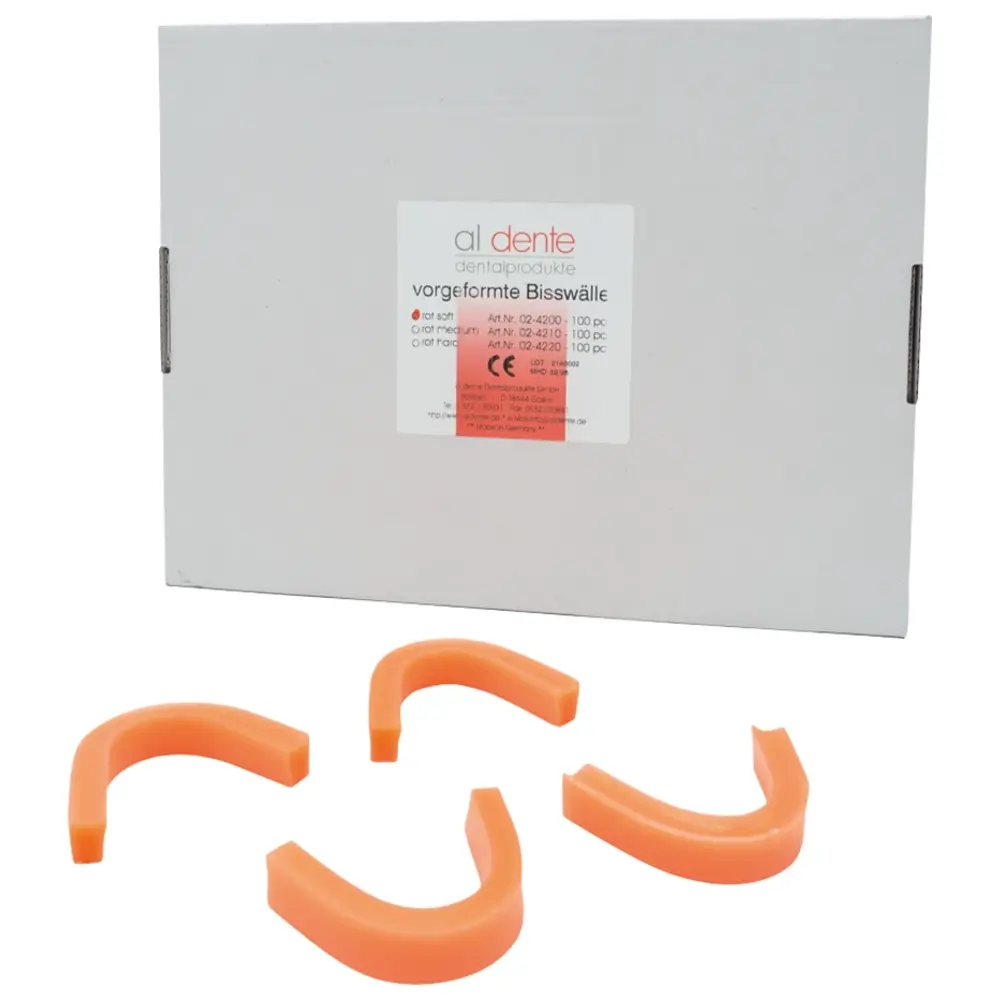 al dente Dentalprodukte Bisswällen - Packung 100 Stück soft