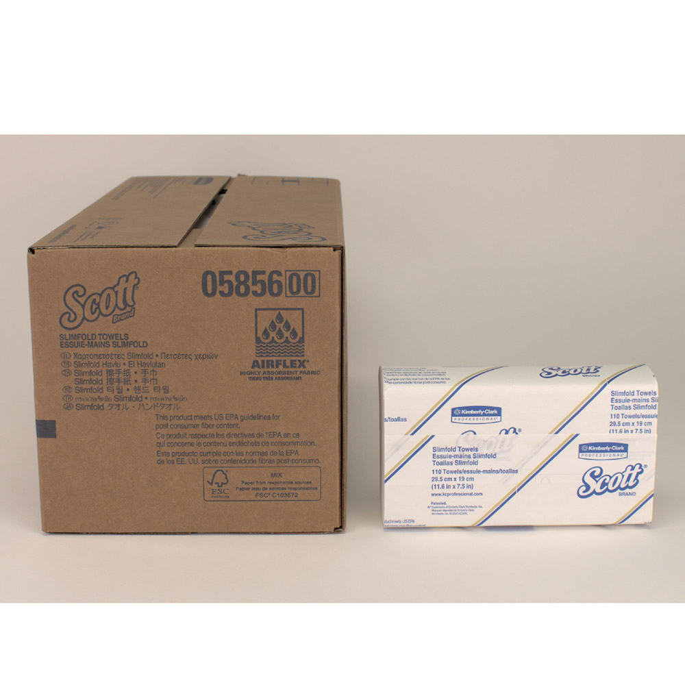 Scott Slimfold HT weiß 1lg 29,5x19,5 Krt