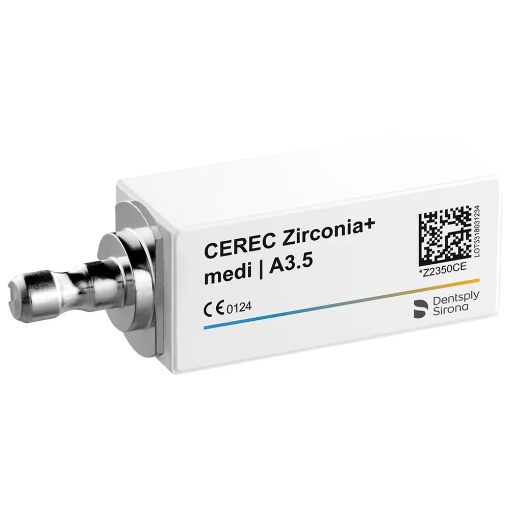 Dentsply Sirona CEREC Zirconia+ - Packung 3 Stück medi A3,5