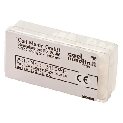 Carl Martin GmbH Markierungsringe klein weiß Pa 120
