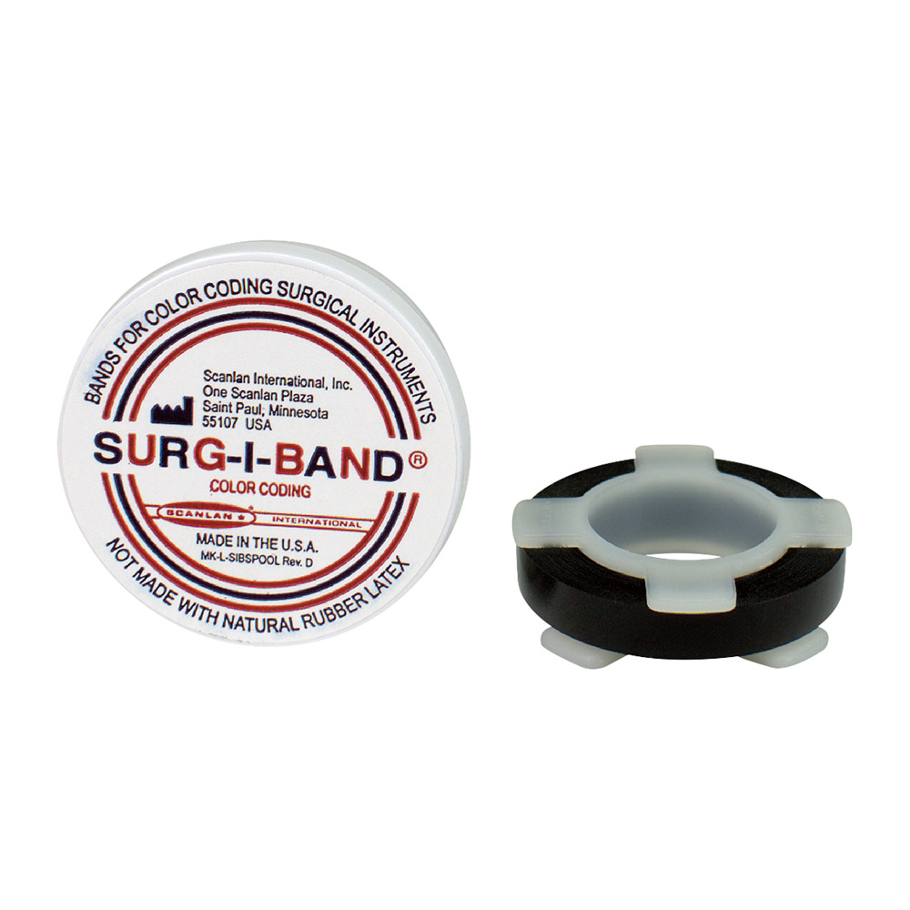 Surg-I-Band schwarz 6,20m x 6mm Rolle