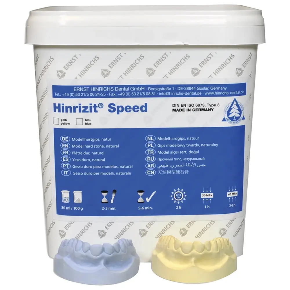 ERNST HINRICHS Hinrizit® Speed - Eimer 10 kg Modellhartgips blau