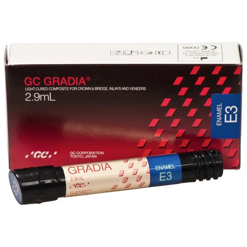 GC GRADIA® - Spritze 2,9 ml Paste enamel E3