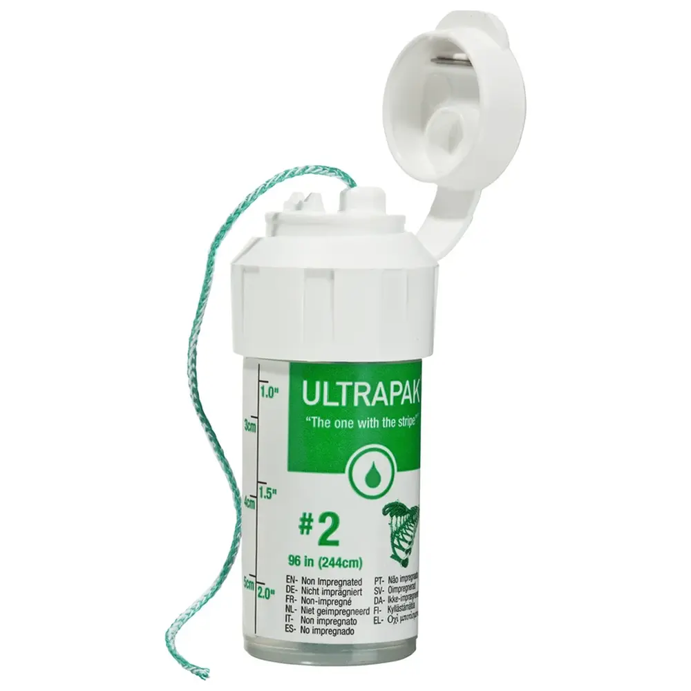 Ultradent Products Ultrapak™ CleanCut - Flasche 244 cm Faden Nr. 2