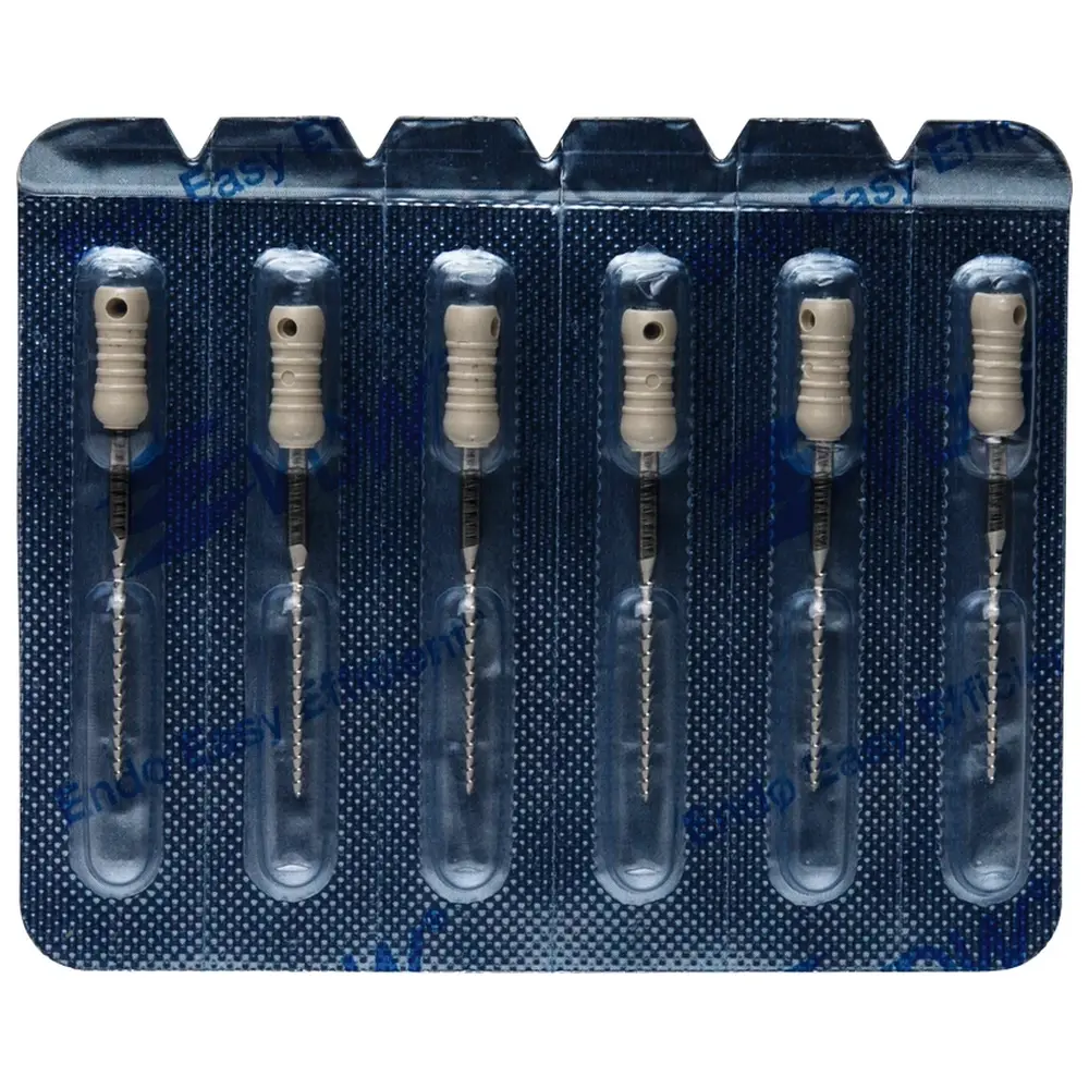 VDW STERILE Hedstroem Feilen - Blisterpackung 6 Stück 25 mm ISO 090