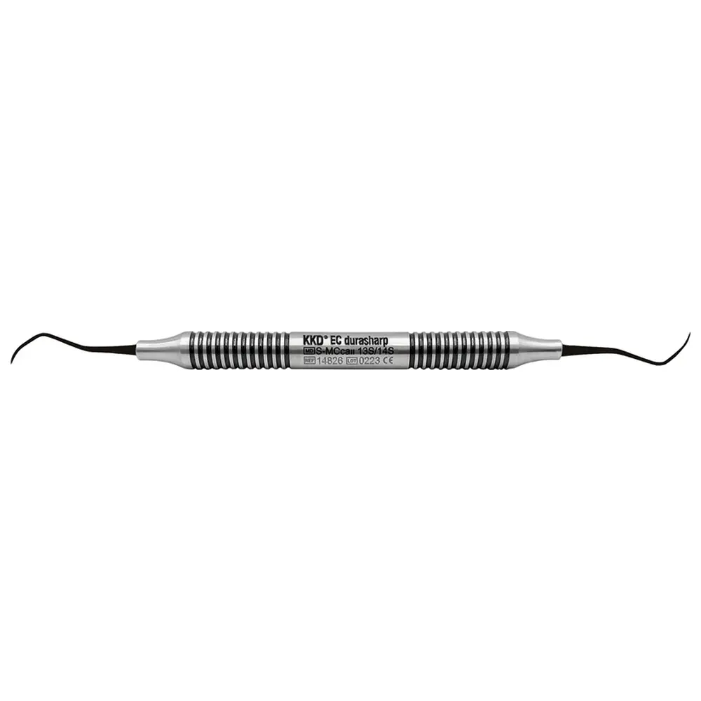 Kentzler-Kaschner KKD® Easy Clean durasharp Scaler - Stück S-MC 13S/14S, für Front- und Seitenzähne, mit Metallgriff