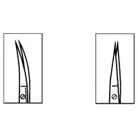 Kentzler-Kaschner KKD® Schere TC Line nach Iris - Stück 13660 gerade