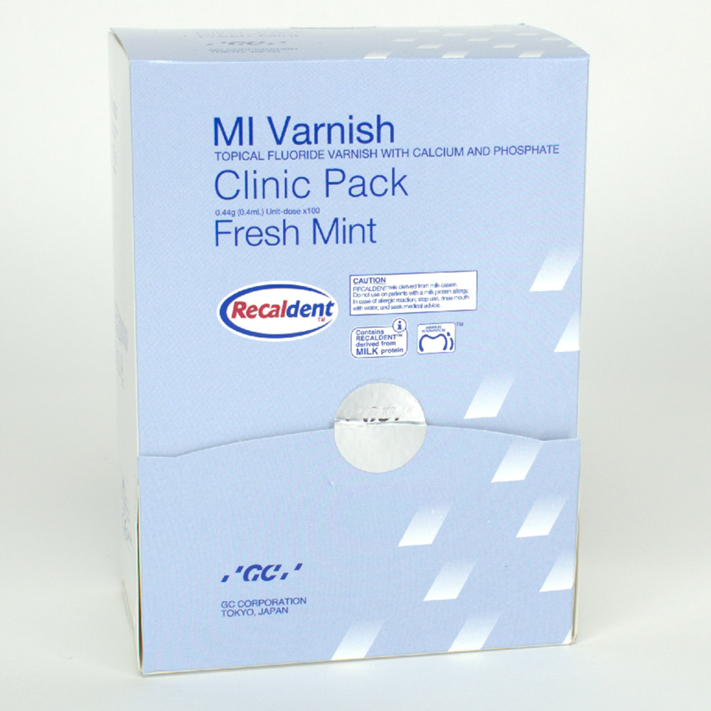 MI Varnish Mint 100x0,4ml/100Bürsten Pa