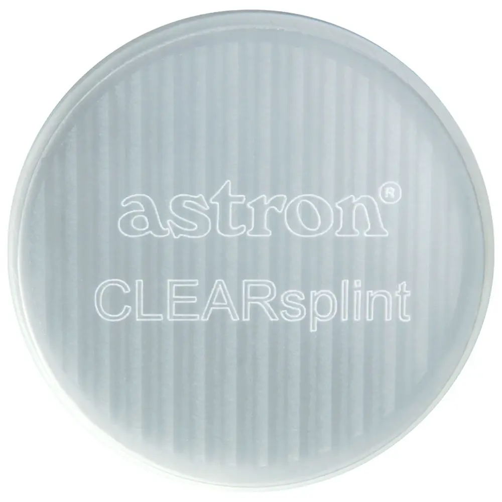 Astron Dental astron® CLEARSPLINT® Disc - Packung 12 Stück, 98 x 20 mm, mit Schulter