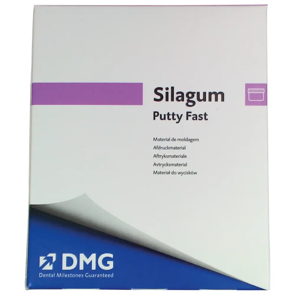 DMG Silagum Putty - Packung 262 ml Basispaste, 262 ml Katalysatorpaste, Fast