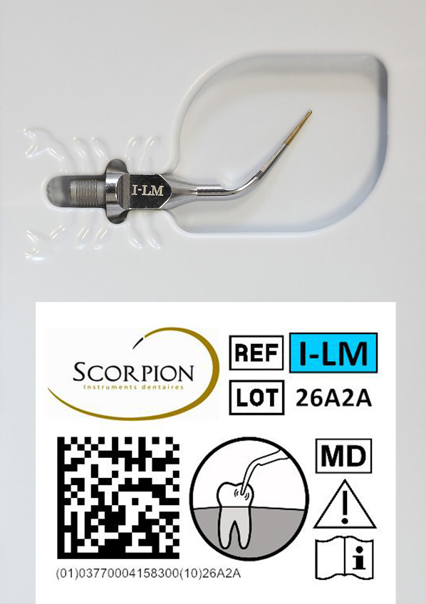 Scorpion Scaling Tip – LM Amdent, CLiP-kompatibel, duale Funktion, supragingival, Titan-Nitrid, verschleißanzeige, dünner Präz Scorpion Scaling Tip – LM Amdent, CLiP-kompatibel, duale Funktion, supragingival, Titan-Nitrid, verschleißanzeige, dünner Präz