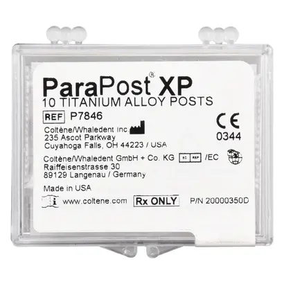 Coltene/Whaledent, Inc. ParaPost XP Titanstift #6 Pa 10 Coltene/Whaledent, Inc. ParaPost XP Titanstift #6 Pa 10