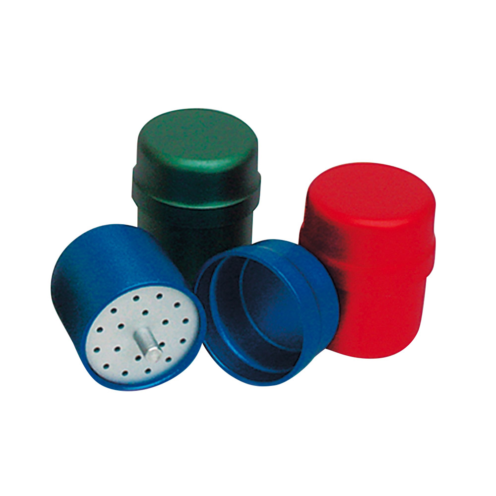 Pulpa Box blau rund 4,8x5,5cm St