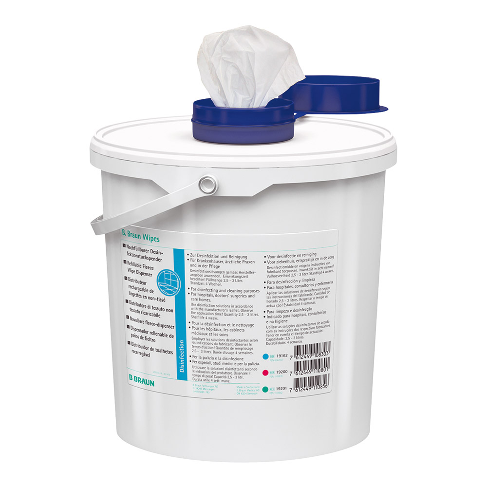 Wipes Spendersystem m.Deckel grau St